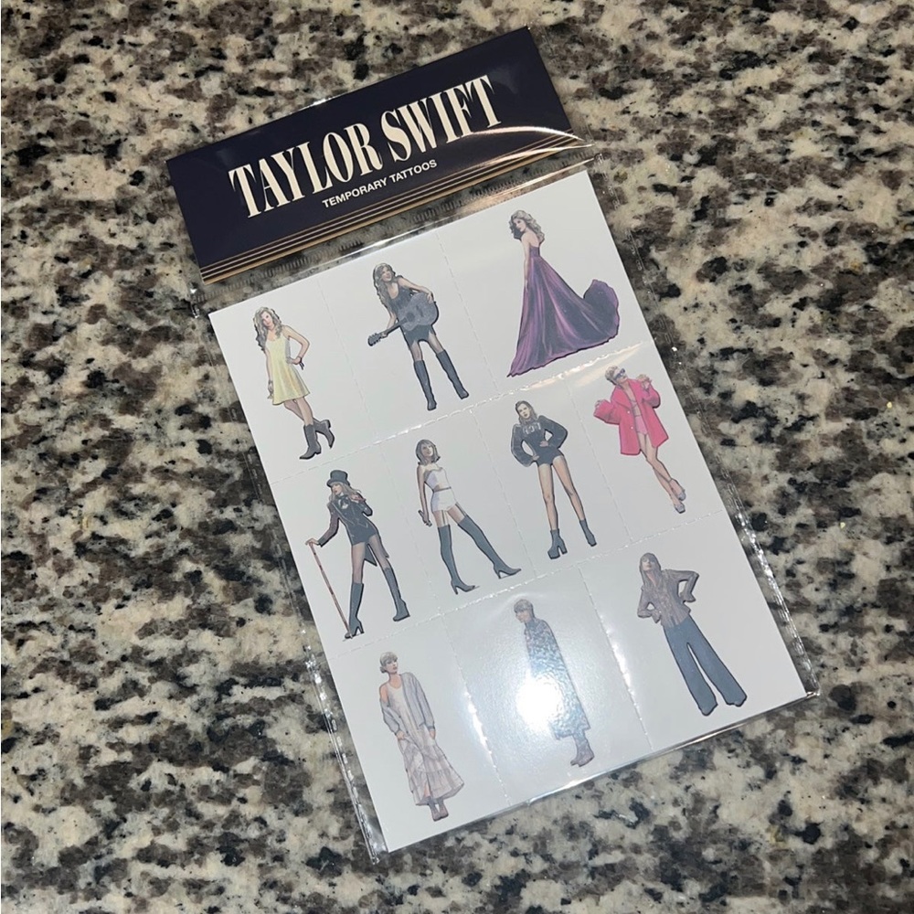 Taylor Swift Eras Temporary Tattoos